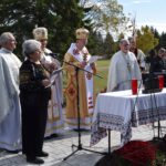 Blessing of the new monument in Oshawa