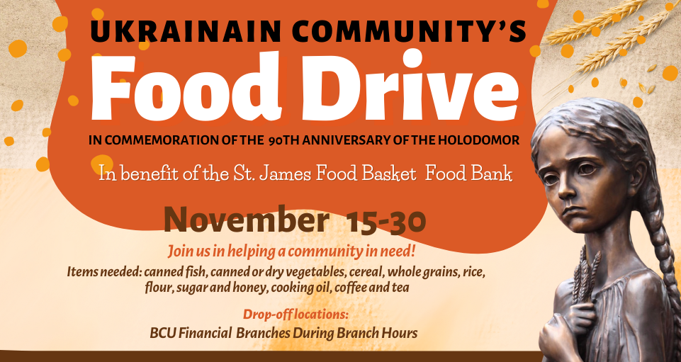 holodomor 90th anniversary food drive